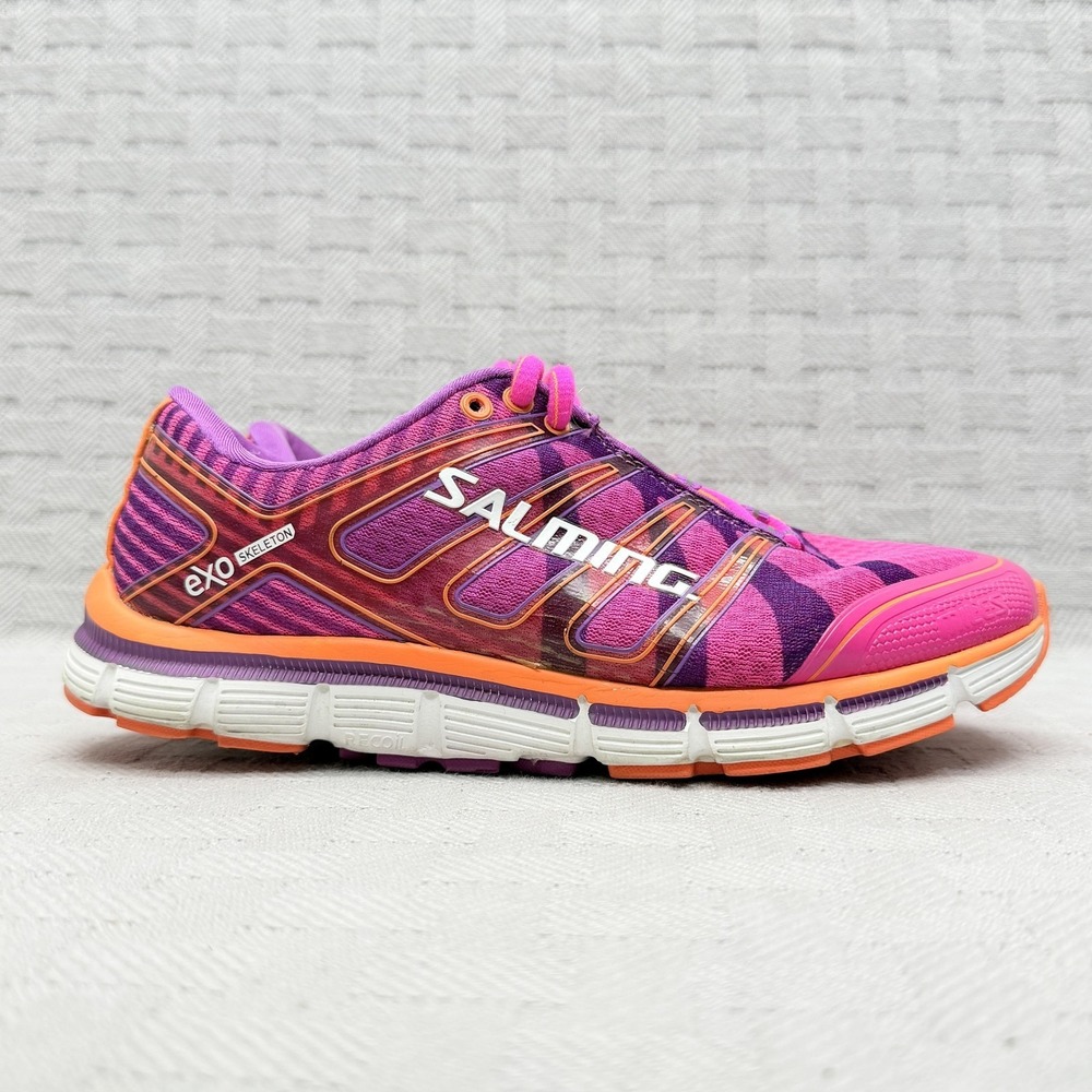 Salming Miles Pink Womens Size 7 Running Sneakers Mesh Breathable‎